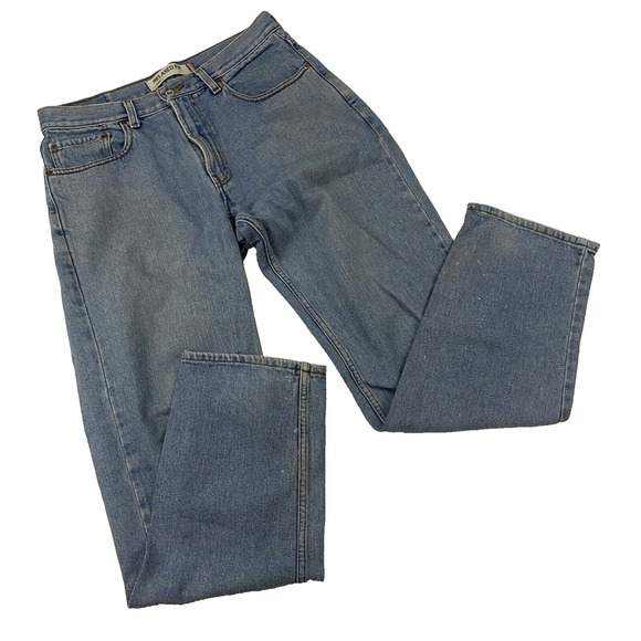 Levi’s 550 Relaxed Fit Denim Blue Jeans Size 33x32 100% Cotton Medium Wash - Picture 1 of 9